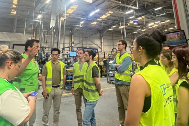 BTÜ Öğrencilerinden Coşkunöz Metal Form’a Teknik Gezi